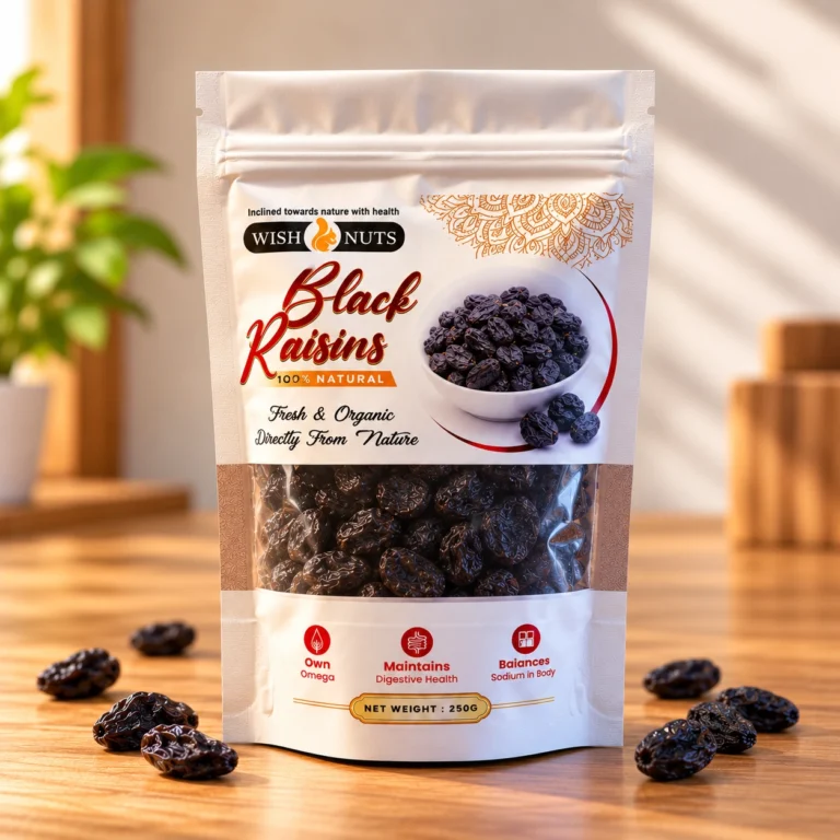 Natural Black Raisins front