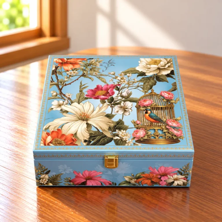 neelam floral dry fruit gift box