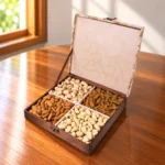 shubh diwali dry fruit box open